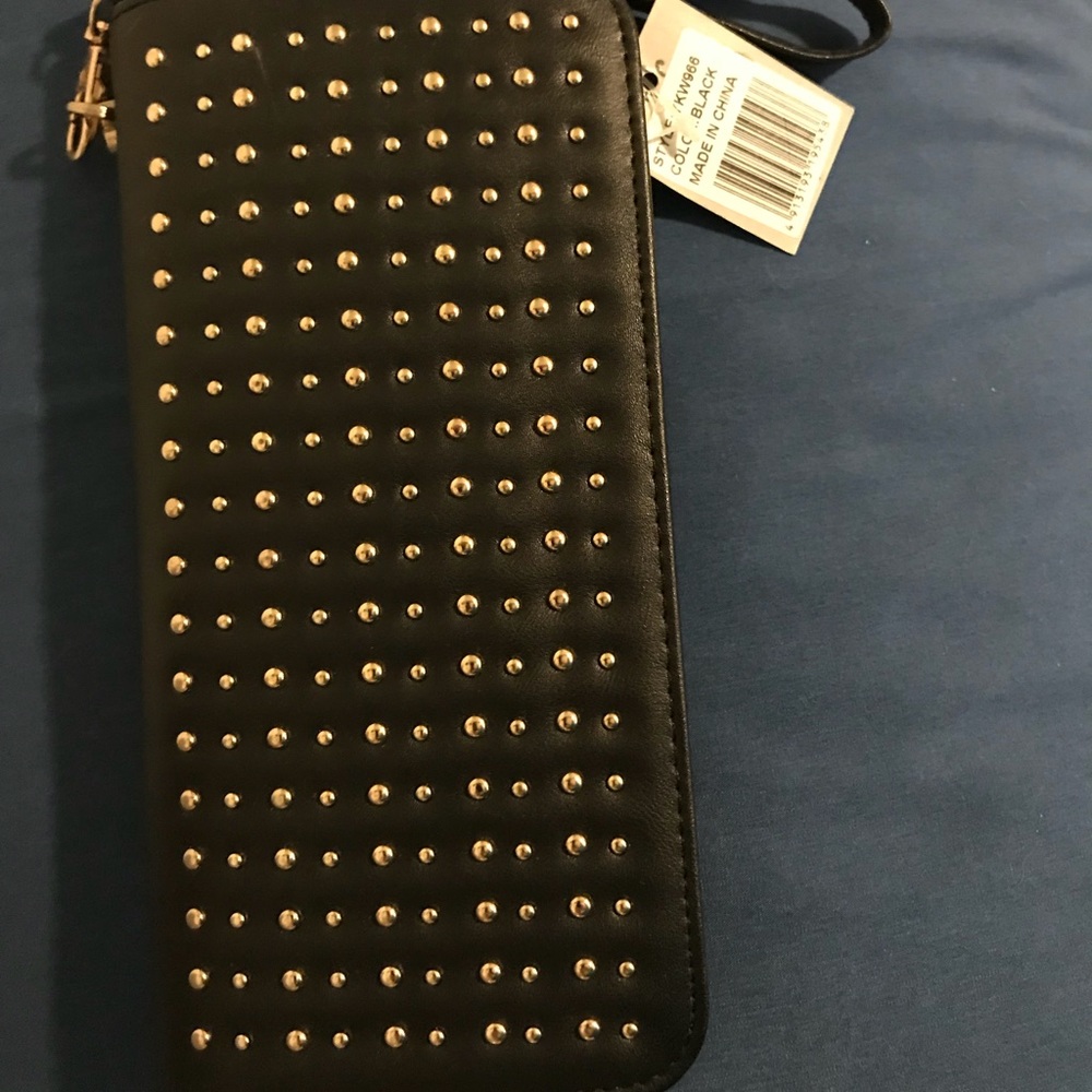 Super cute studded clutch